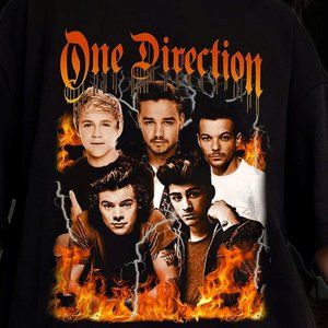 One Direct Band Tee T-Shirt, Gift for Music Fan Graphic Unisex Tee